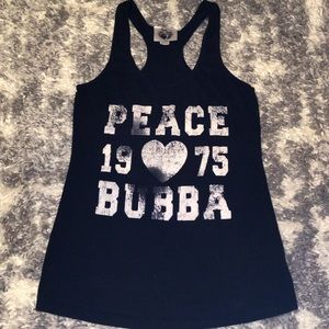 Black Racer back BUBBA GUMP SHRIMP CO. Tank